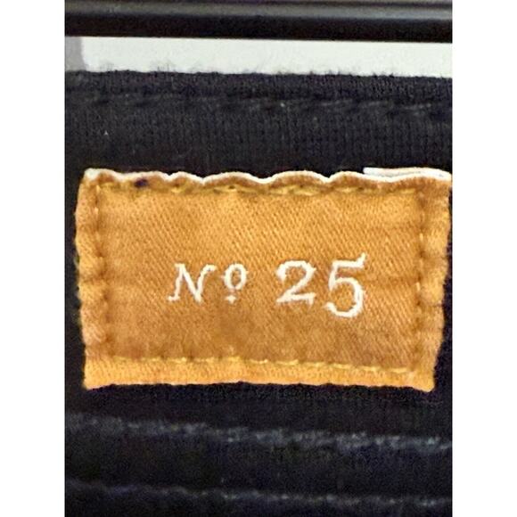 Pilcro and the Letterpress Anthropologie High Rise Black Denim Leggings Size 25 - Picture 3 of 4